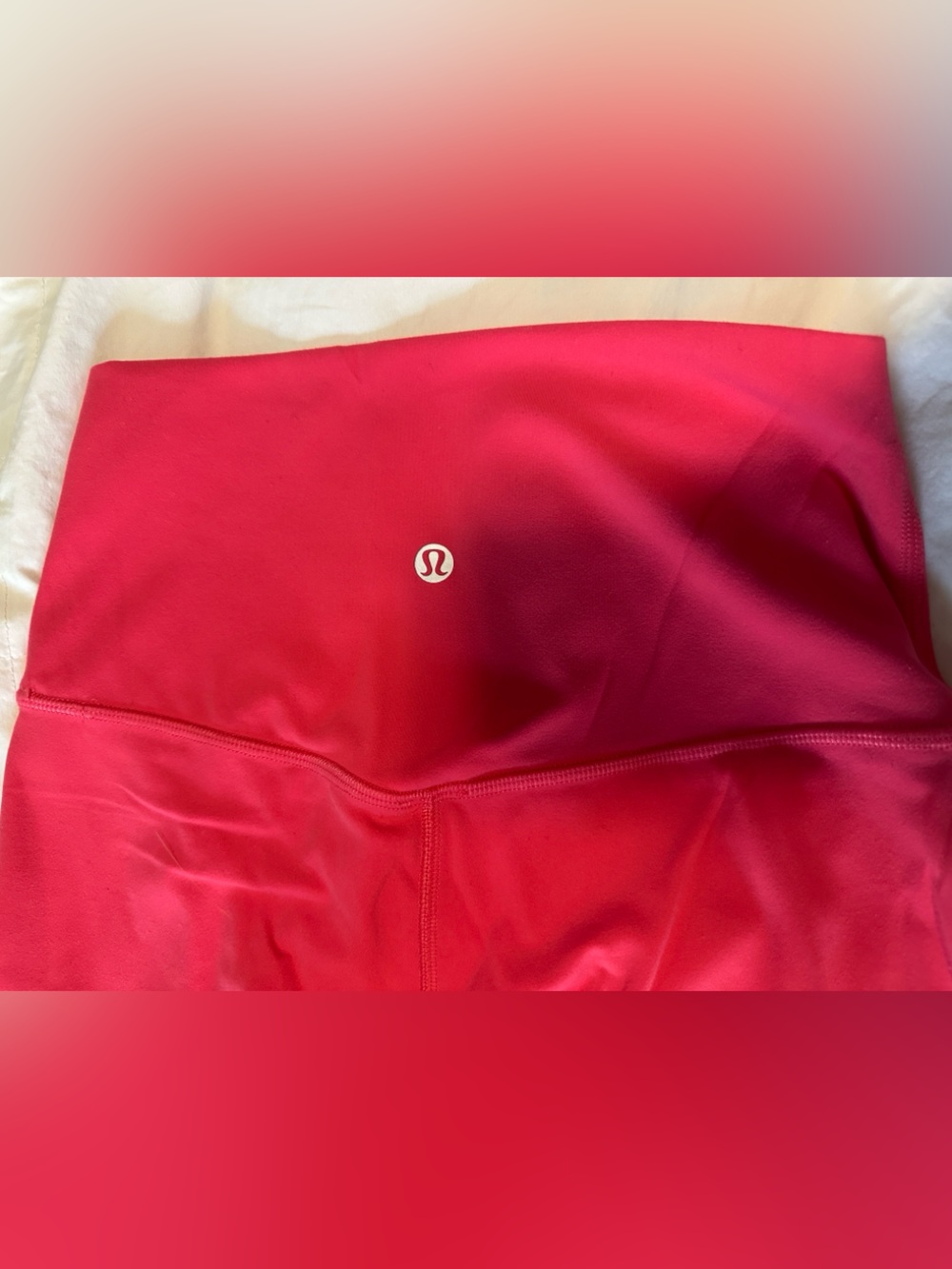 Lululemon High-Waist Performance Leggings hot pink